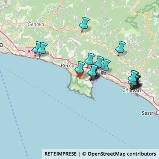 Mappa Via Privata dei Giuntini, 16038 Santa Margherita Ligure GE, Italia (7.8535)