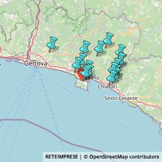 Mappa Via Privata dei Giuntini, 16038 Santa Margherita Ligure GE, Italia (11.45778)