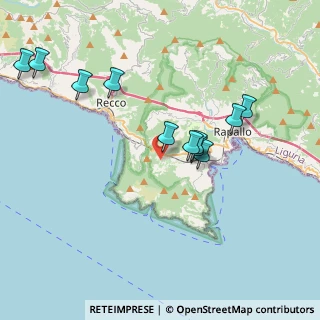 Mappa Via Privata dei Giuntini, 16038 Santa Margherita Ligure GE, Italia (3.93364)