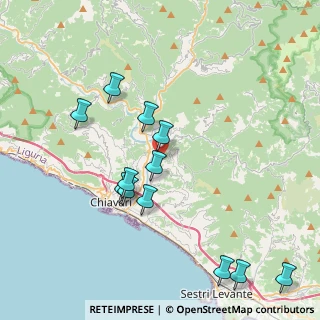 Mappa Via Cò de Villa, 16030 Cogorno GE, Italia (4.25167)