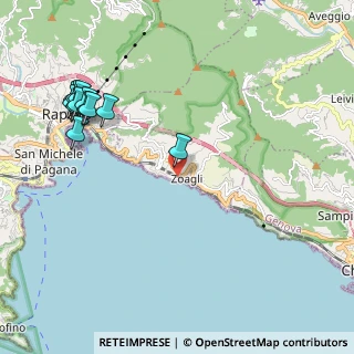 Mappa Via Aurelia, 16035 Zoagli GE, Italia (2.58167)