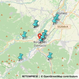 Mappa Via Ambovo, 12011 Borgo San Dalmazzo CN, Italia (3.05091)