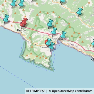 Mappa Viale la Torre, 16038 Santa Margherita Ligure GE, Italia (6.22667)