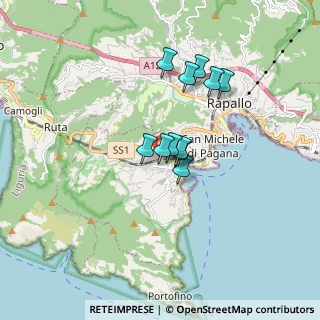 Mappa Viale la Torre, 16038 Santa Margherita Ligure GE, Italia (1.22)