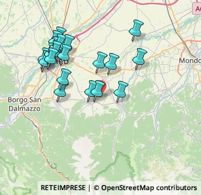 Mappa Strada Marano, 12016 Peveragno CN, Italia (7.435)