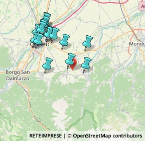 Mappa Strada Marano, 12016 Peveragno CN, Italia (8.075)