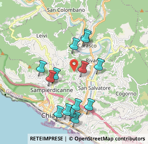 Mappa Via della Pineta, 16040 Leivi GE, Italia (1.85714)