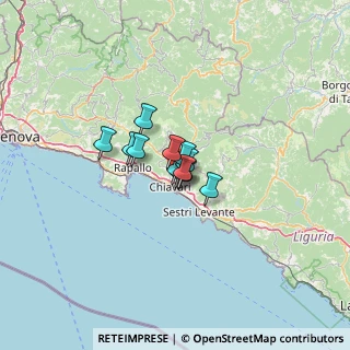 Mappa Via della Pineta, 16043 Chiavari GE, Italia (5.73167)