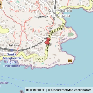 Mappa Via San Michele, 160, 16035 Rapallo, Genova (Liguria)