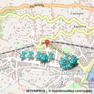 Mappa Via Buonincontri, 16038 Santa Margherita Ligure GE, Italia (0.3)