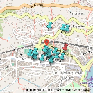 Mappa Via Buonincontri, 16038 Santa Margherita Ligure GE, Italia (0.196)