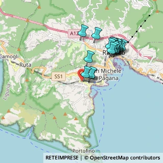 Mappa Via Buonincontri, 16038 Santa Margherita Ligure GE, Italia (1.8215)
