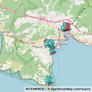 Mappa Via Buonincontri, 16038 Santa Margherita Ligure GE, Italia (1.78833)