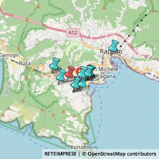 Mappa Via Buonincontri, 16038 Santa Margherita Ligure GE, Italia (0.85571)