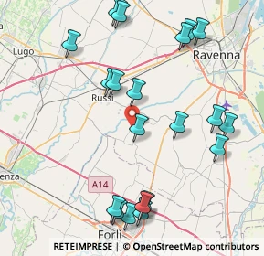 Mappa Via Roncalceci, 48125 Filetto RA, Italia (9.514)