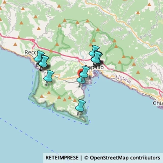 Mappa Via Zara, 16038 Santa Margherita Ligure GE, Italia (2.93467)