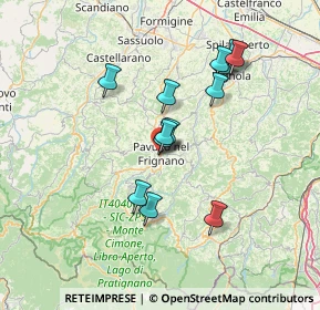 Mappa Viale Guglielmo Marconi, 41026 Pavullo Nel Frignano MO, Italia (12.51462)