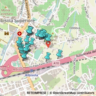 Mappa Via San Sebastiano, 17011 Albisola Superiore SV, Italia (0.23077)