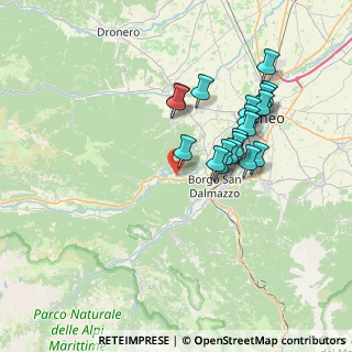 Mappa Via del Potasso, 12010 Roccasparvera CN, Italia (6.62737)