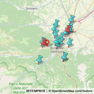 Mappa Via del Potasso, 12010 Roccasparvera CN, Italia (6.43167)