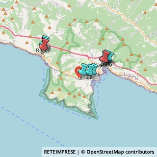 Mappa Via Crosa dell'Oro, 16038 Santa Margherita Ligure GE, Italia (2.98545)