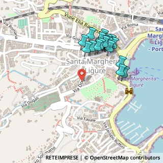 Mappa Via Pontetto, 16038 Santa Margherita Ligure GE, Italia (0.2405)