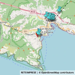 Mappa Via Pontetto, 16038 Santa Margherita Ligure GE, Italia (2.09818)