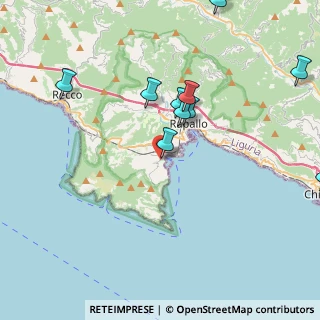 Mappa Via Pontetto, 16038 Santa Margherita Ligure GE, Italia (4.87455)