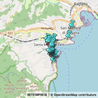 Mappa Santa Margherita Ligure, 16038 Santa Margherita Ligure GE, Italia (0.3795)