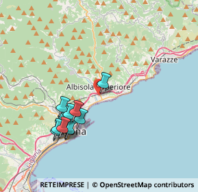 Mappa Corso Giuseppe Mazzini, 17011 Albisola Superiore SV, Italia (3.77667)