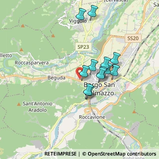 Mappa Via Monte Saben, 12011 Borgo San Dalmazzo CN, Italia (1.505)