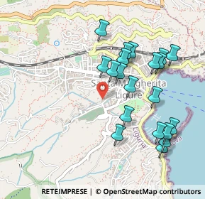 Mappa Via Privata Villa Bassa, 16038 Santa Margherita Ligure GE, Italia (0.4945)