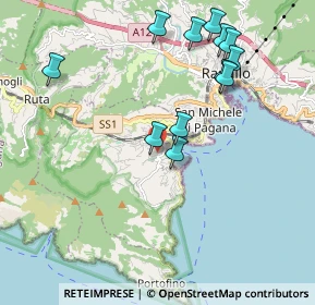 Mappa Via Privata Villa Bassa, 16038 Santa Margherita Ligure GE, Italia (2.09917)