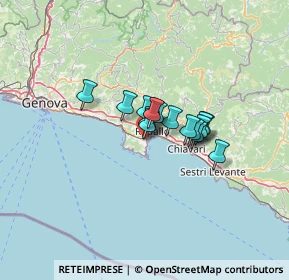 Mappa Via Privata Villa Bassa, 16038 Santa Margherita Ligure GE, Italia (7.30563)