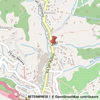 Mappa Localita' san pier di canne case sparse 11, 16043 Chiavari, Genova (Liguria)