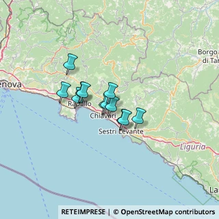 Mappa Via Umberto Vittorio Podesta, 16030 Cogorno GE, Italia (8.34417)