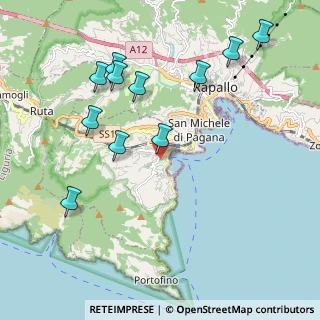 Mappa Via Gorizia, 16038 Santa Margherita Ligure GE, Italia (2.24545)