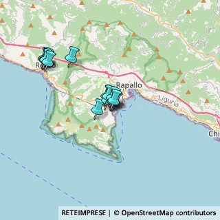 Mappa Via Gorizia, 16038 Santa Margherita Ligure GE, Italia (2.79571)