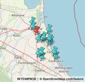 Mappa Via Standiana, 48125 Ravenna RA, Italia (8.68333)