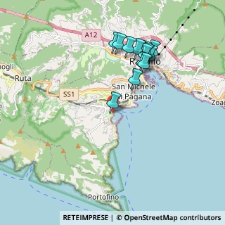 Mappa Corso Guglielmo Marconi, 16038 Santa Margherita Ligure GE, Italia (1.91923)