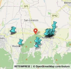 Mappa Via Boves, 12016 Peveragno CN, Italia (1.684)
