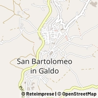 Kaart San Bartolomeo in Galdo