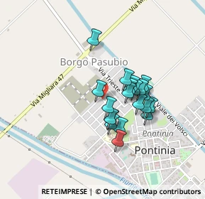 Mappa Via Ugo Foscolo, 04014 Pontinia LT, Italia (0.3475)