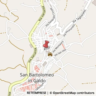 Mappa Via Regina Margherita,  39, 82028 San Bartolomeo in Galdo, Benevento (Campania)