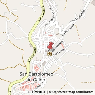 Mappa Via Margherita di Savoia, 62, 82028 San Bartolomeo in Galdo, Benevento (Campania)