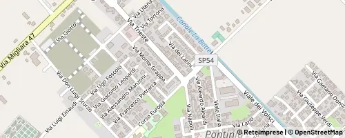 Mappa Pontinia