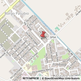 Mappa Via Trieste, 16, 04014 Pontinia, Latina (Lazio)