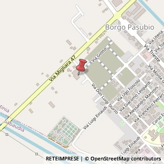 Mappa Via Migliara 47, 530, 04014 Pontinia, Latina (Lazio)