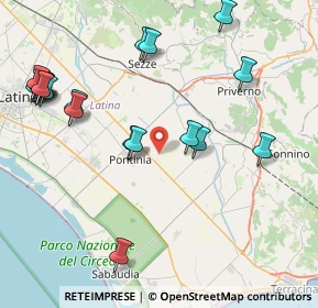Mappa 04014 Pontinia LT, Italia (10.5185)