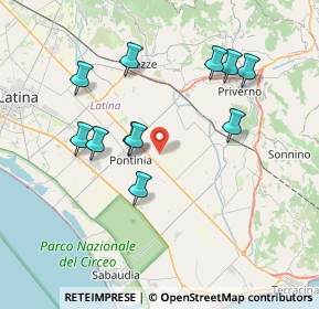 Mappa 04014 Pontinia LT, Italia (7.71091)